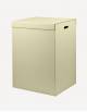 Parma Leather Laundry Basket - Made in Italy - Giobagnara