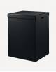 Parma Leather Laundry Basket - Made in Italy - Giobagnara