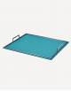 Defile Leather Rectangular Tray - Made in Italy - Giobagnara