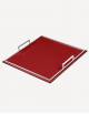 Defile Leather Square Tray - Made in Italy - Giobagnara