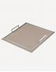 Defile Leather Square Tray - Made in Italy - Giobagnara