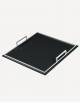 Defile Leather Square Tray - Made in Italy - Giobagnara