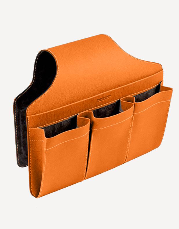 Leather Sofa Saddle Bag - Made in Italy - Giobagnara