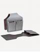 Leather Sofa Saddle Bag - Made in Italy - Giobagnara