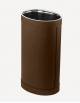 Crosby Oval Leather Umbrella Stand - Made in Italy - Giobagnara