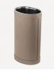 Crosby Oval Leather Umbrella Stand - Made in Italy - Giobagnara