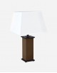 Leather Table Lamp - Made in Italy