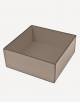 Marea Leather Square Basket - Made in Italy - Giobagnara