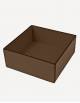 Marea Leather Square Basket - Made in Italy - Giobagnara