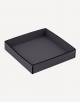 Marea Low Leather Square Basket - Made in Italy - Giobagnara
