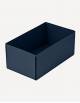 Marea Leather Rectangular Basket - Made in Italy - Giobagnara