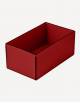Marea Leather Rectangular Basket - Made in Italy - Giobagnara
