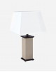 Leather Table Lamp - Made in Italy