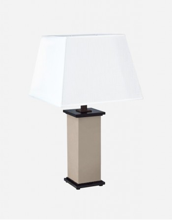 Lampada da Tavolo in Pelle - Prodotto in Italia - Giobagnara