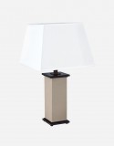 Leather Table Lamp - Made in Italy - Giobagnara