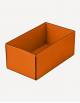 Marea Leather Rectangular Basket - Made in Italy - Giobagnara