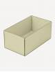 Marea Leather Rectangular Basket - Made in Italy - Giobagnara