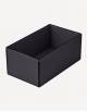 Marea Leather Rectangular Basket - Made in Italy - Giobagnara