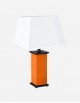 Leather Table Lamp - Made in Italy