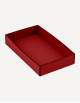 Marea Low Leather Rectangualer Basket - Made in Italy - Giobagnara