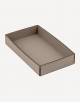 Marea Low Leather Rectangualer Basket - Made in Italy - Giobagnara