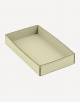 Marea Low Leather Rectangualer Basket - Made in Italy - Giobagnara