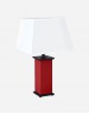 Leather Table Lamp - Made in Italy