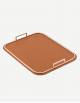Bellini Leather Rectangular Tray - Made in Italy - Giobagnara