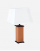 Leather Table Lamp - Made in Italy