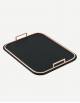 Bellini Leather Rectangular Tray - Made in Italy - Giobagnara