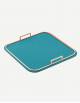 Bellini Leather Square Tray - Made in Italy - Giobagnara
