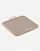 Bellini Leather Square Tray - Made in Italy - Giobagnara
