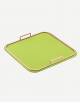 Bellini Leather Square Tray - Made in Italy - Giobagnara