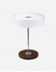Leather Round Table Lamp - Made in Italy