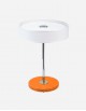 Leather Round Table Lamp - Made in Italy