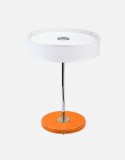 Lampada da Tavolo Rotonda in Pelle - Prodotto in Italia - Giobagnara