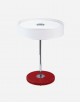 Leather Round Table Lamp - Made in Italy