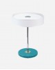 Leather Round Table Lamp - Made in Italy