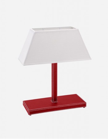 Lampada da Scrivania in Pelle - Prodotto in Italia - Giobagnara