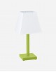 Leather Side Table Lamp - Made in Italy