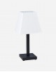 Leather Side Table Lamp - Made in Italy