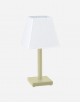 Leather Side Table Lamp - Made in Italy