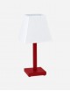 Leather Side Table Lamp - Made in Italy