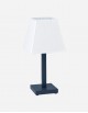 Leather Side Table Lamp - Made in Italy