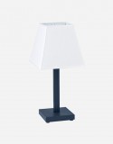 Leather Side Table Lamp - Made in Italy - Giobagnara
