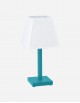 Leather Side Table Lamp - Made in Italy
