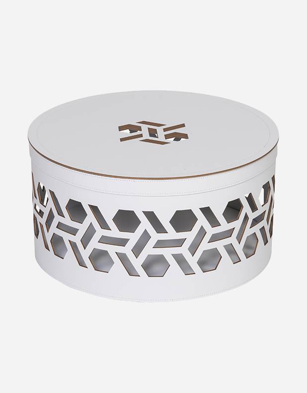 Vienna Basket with Lid - Handmade in Italy - Rudi