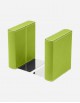 Leather Bookend - Wood Structure