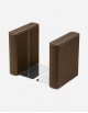 Leather Bookend - Wood Structure