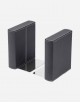 Leather Bookend - Wood Structure